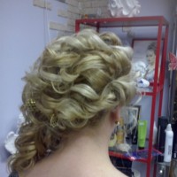 Вечерняя прическа